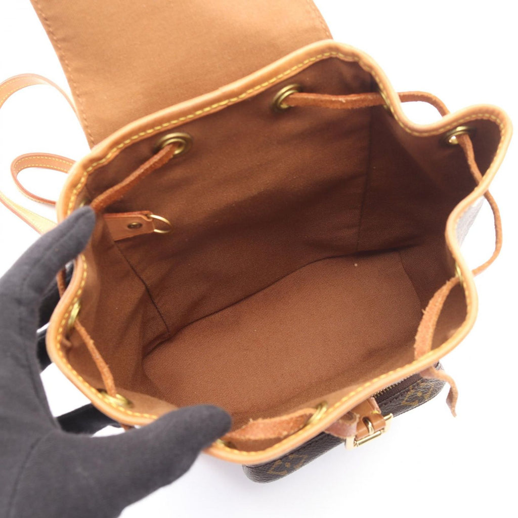 Louis Vuitton Backpack Mini Montsouris Monogram Canvas Leather — view 3