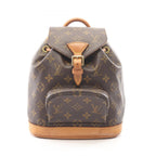 Louis Vuitton Backpack Mini Montsouris Monogram Canvas Leather