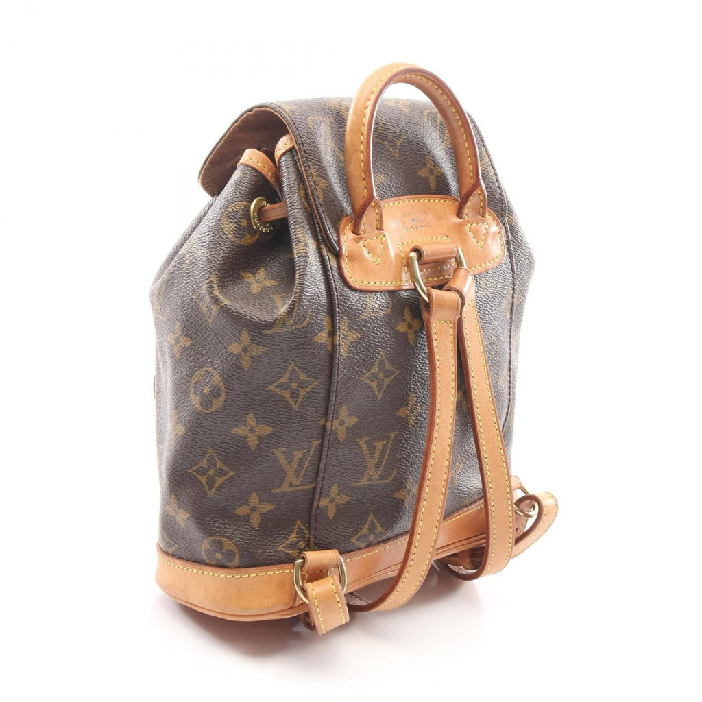Louis Vuitton Backpack Mini Montsouris Monogram Canvas Leather — view 2