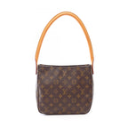 Louis Vuitton Shoulder Bag Looping MM Monogram Canvas Leather
