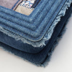 Chanel Shoulder Bag Boy Patchwork Denim Blue Chain — view 7