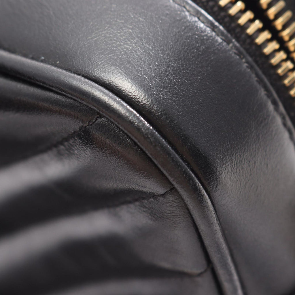Saint Laurent Paris Shoulder Bag Lou Monogram Black Leather — view 6
