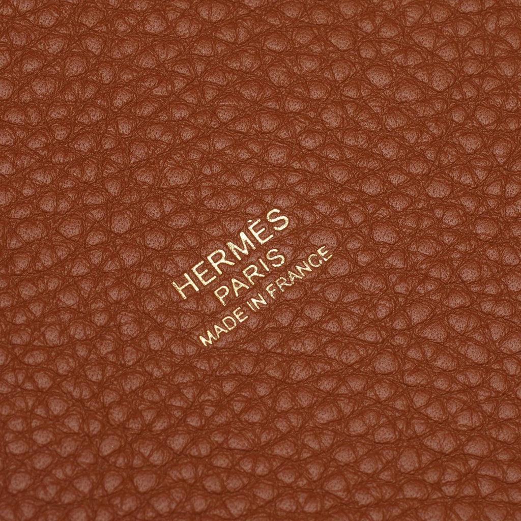 Hermes Handbag Picotin Lock PM Gold Leather — view 4