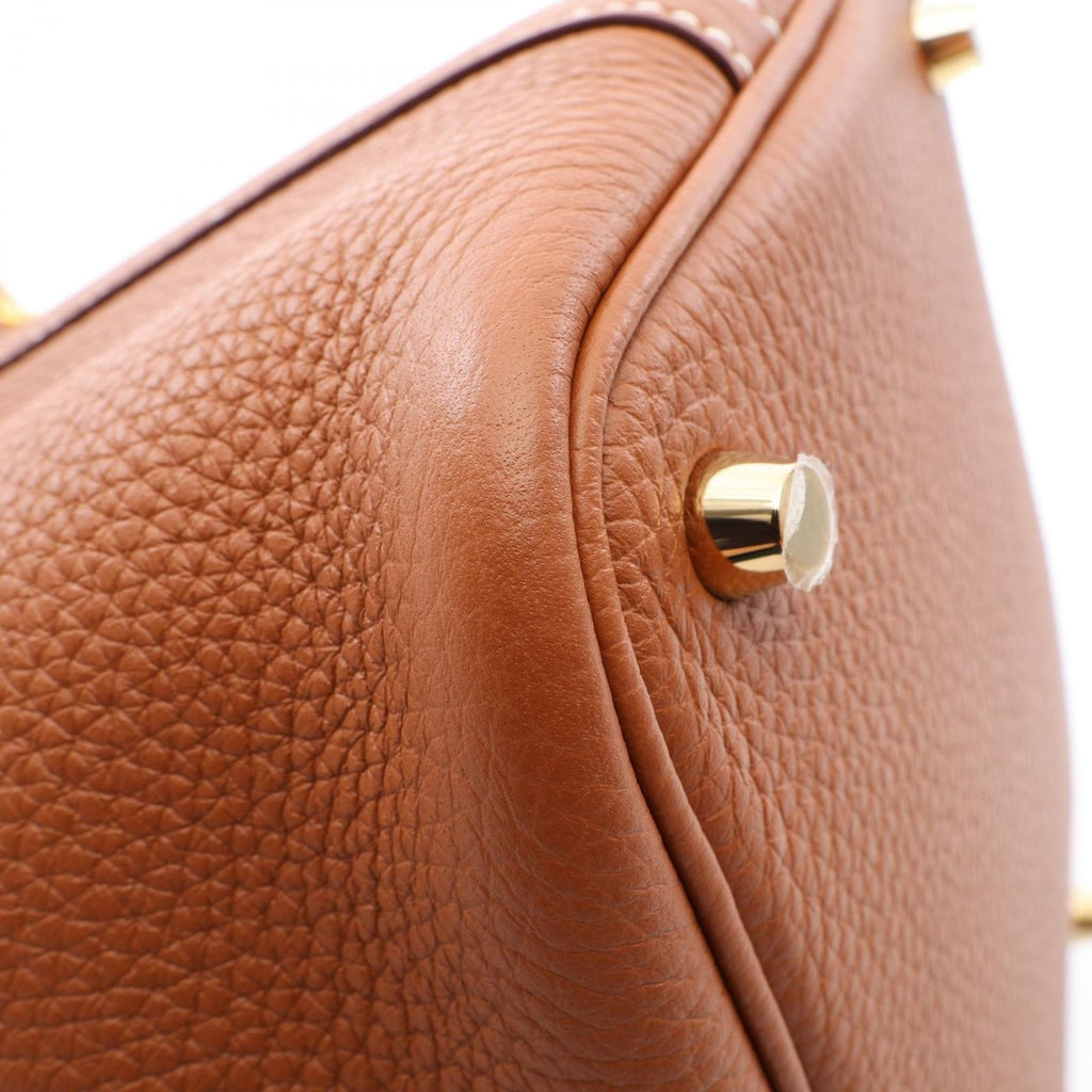 Hermes Handbag Picotin Lock PM Gold Leather — view 6