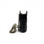 Chanel 31 Shoulder Bag Black Gold Quilted CC Logo Chain Clutch — view 2