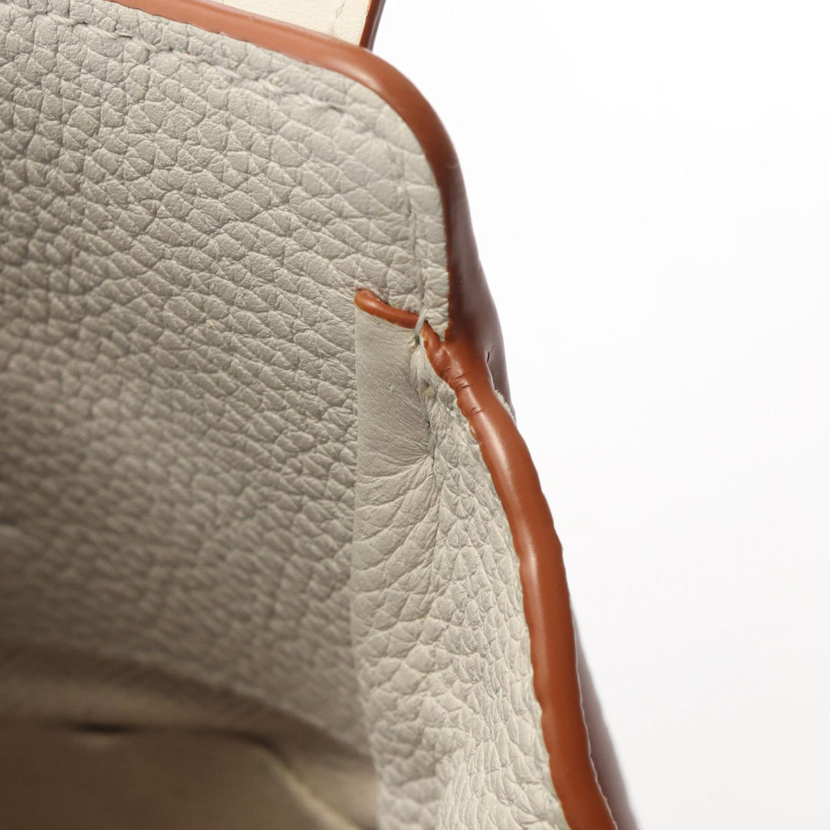Loewe Handbag Hammock Drawstring Bag Mini 2-Way Off White Leather — view 6
