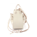 Loewe Handbag Hammock Drawstring Bag Mini 2-Way Off White Leather