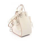 Loewe Handbag Hammock Drawstring Bag Mini 2-Way Off White Leather — view 2