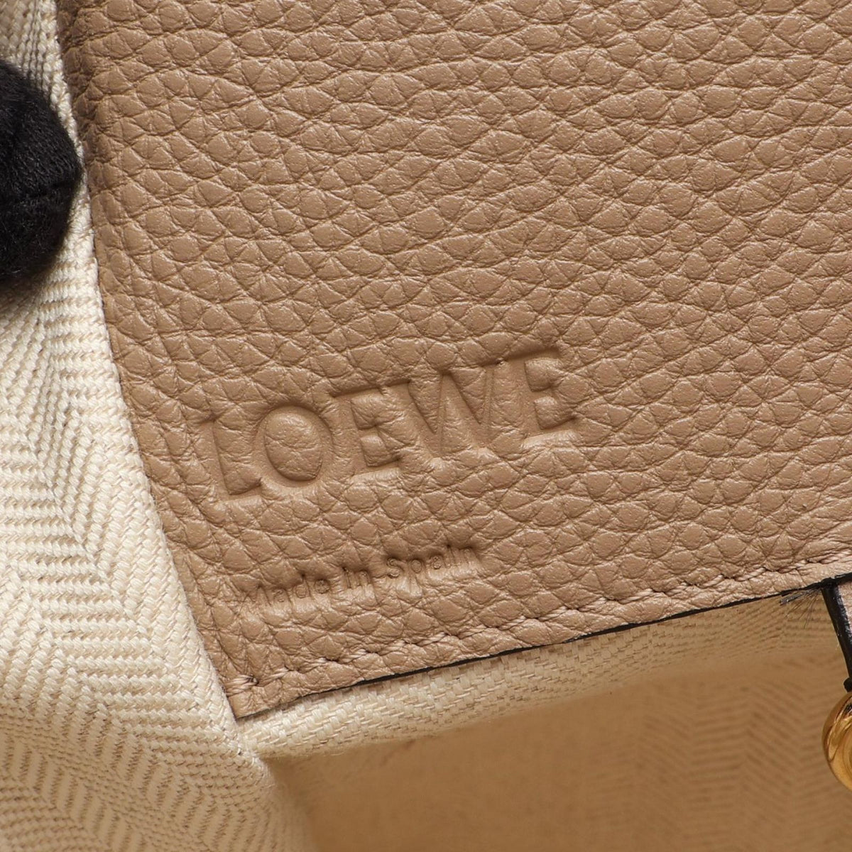 Loewe Handbag Hammock Small 2-Way Gray Leather — view 4