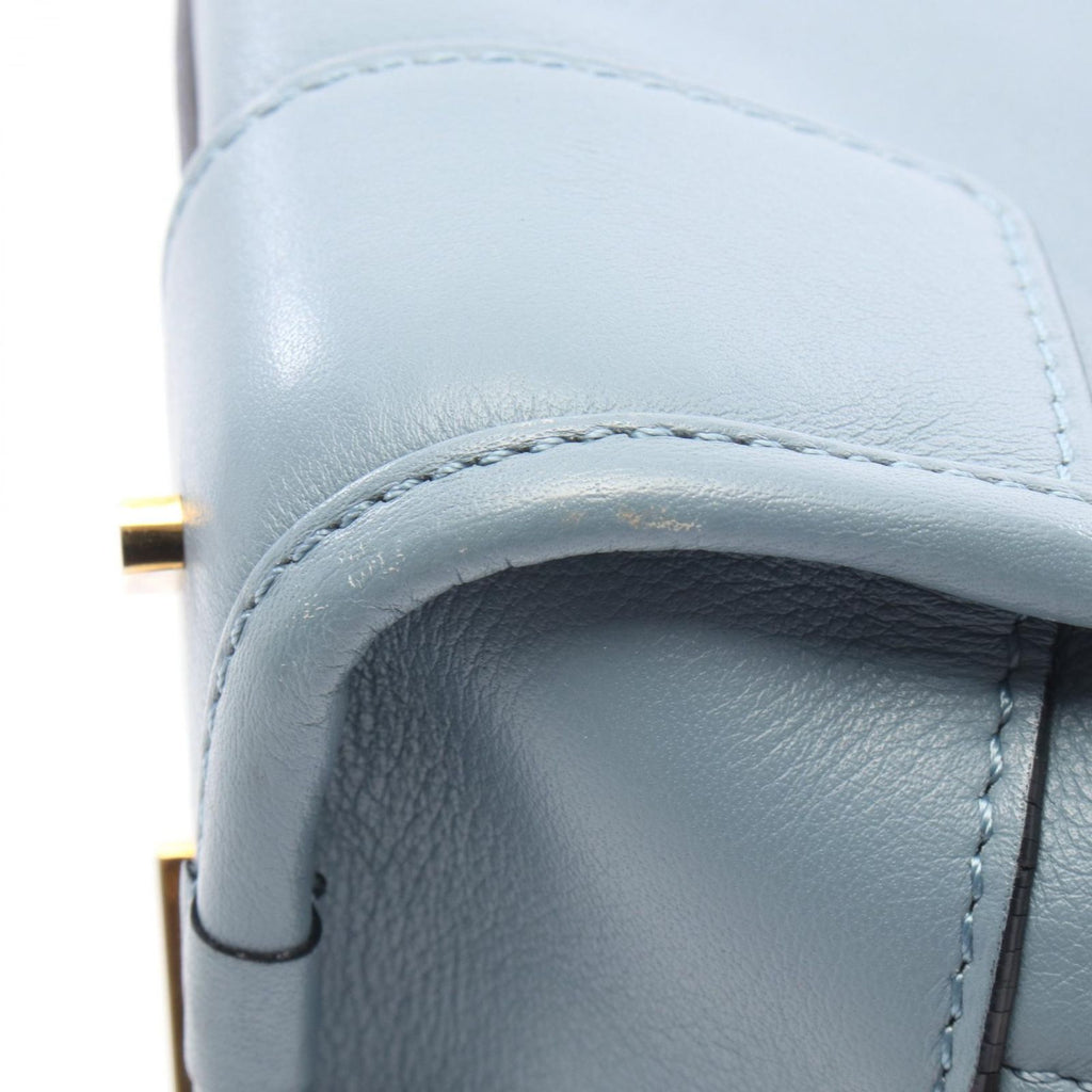 Loewe Handbag Amazona 23 2-Way Smoked Blue Leather — view 6