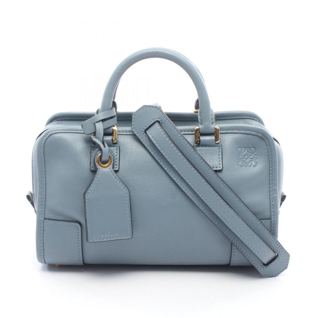 Loewe Handbag Amazona 23 2-Way Smoked Blue Leather