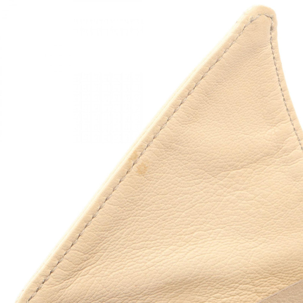 Saint Laurent Rive Gauche Shoulder Bag Sac Bow Ribbon Light Beige Leather — view 6