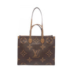 Louis Vuitton Tote Bag On The Go GM Monogram Giant Reverse 2-Way Canvas