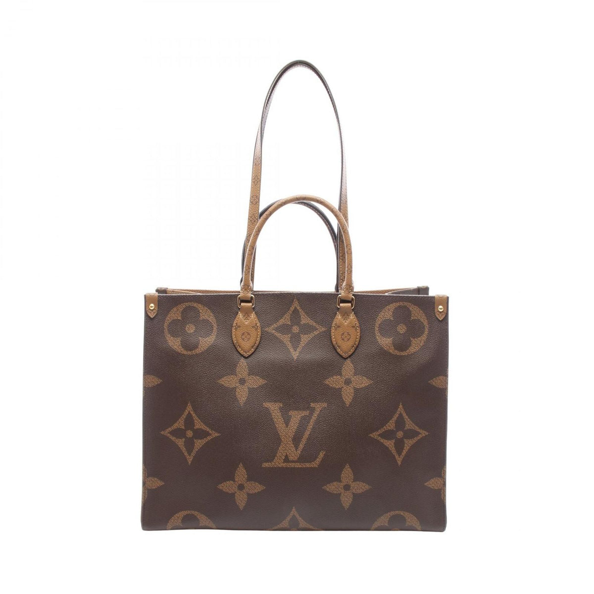 Louis Vuitton Tote Bag On The Go GM Monogram Giant Reverse 2-Way Canvas