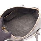 Saint Laurent Paris Handbag Classic Duffle 6 2-Way Gray Leather — view 3