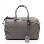 Saint Laurent Paris Handbag Classic Duffle 6 2-Way Gray Leather