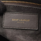 Saint Laurent Paris Handbag Classic Duffle 6 2-Way Gray Leather — view 4