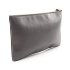 Gucci Clutch Bamboo Dark Brown Leather Tassel — view 2