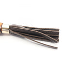 Gucci Clutch Bamboo Dark Brown Leather Tassel — view 6