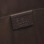 Gucci Clutch Bamboo Dark Brown Leather Tassel — view 4