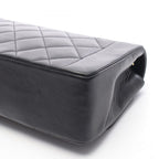 Chanel Shoulder Bag Quilted Diana Flap Black Lambskin Chain — view 8