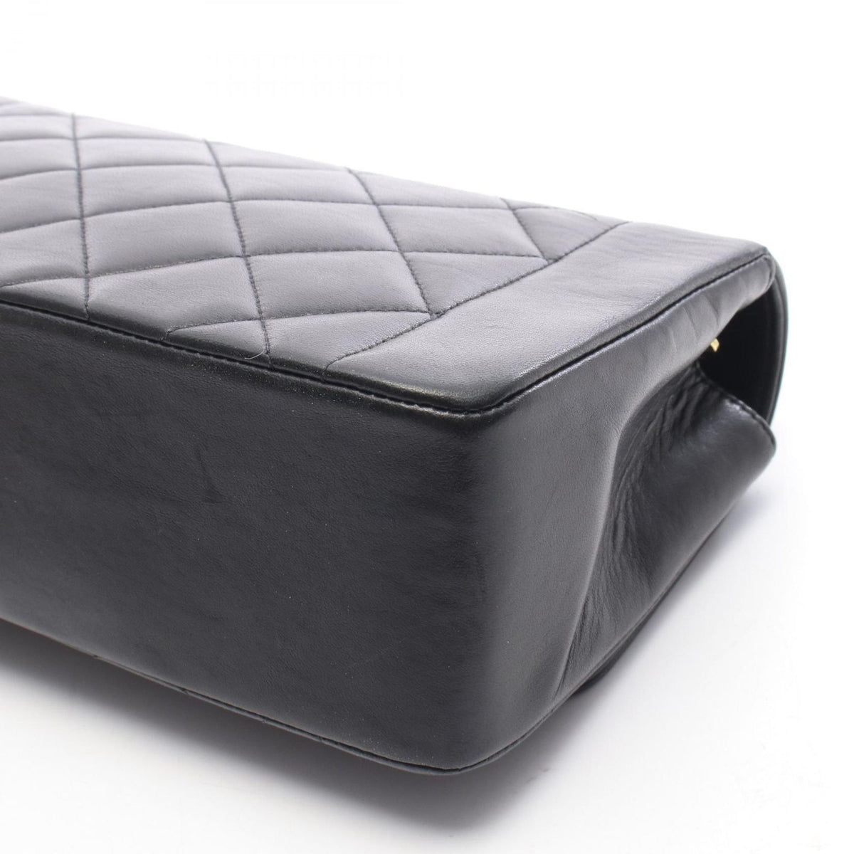Chanel Shoulder Bag Quilted Diana Flap Black Lambskin Chain — view 8
