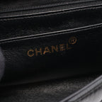 Chanel Shoulder Bag Quilted Diana Flap Black Lambskin Chain — view 4