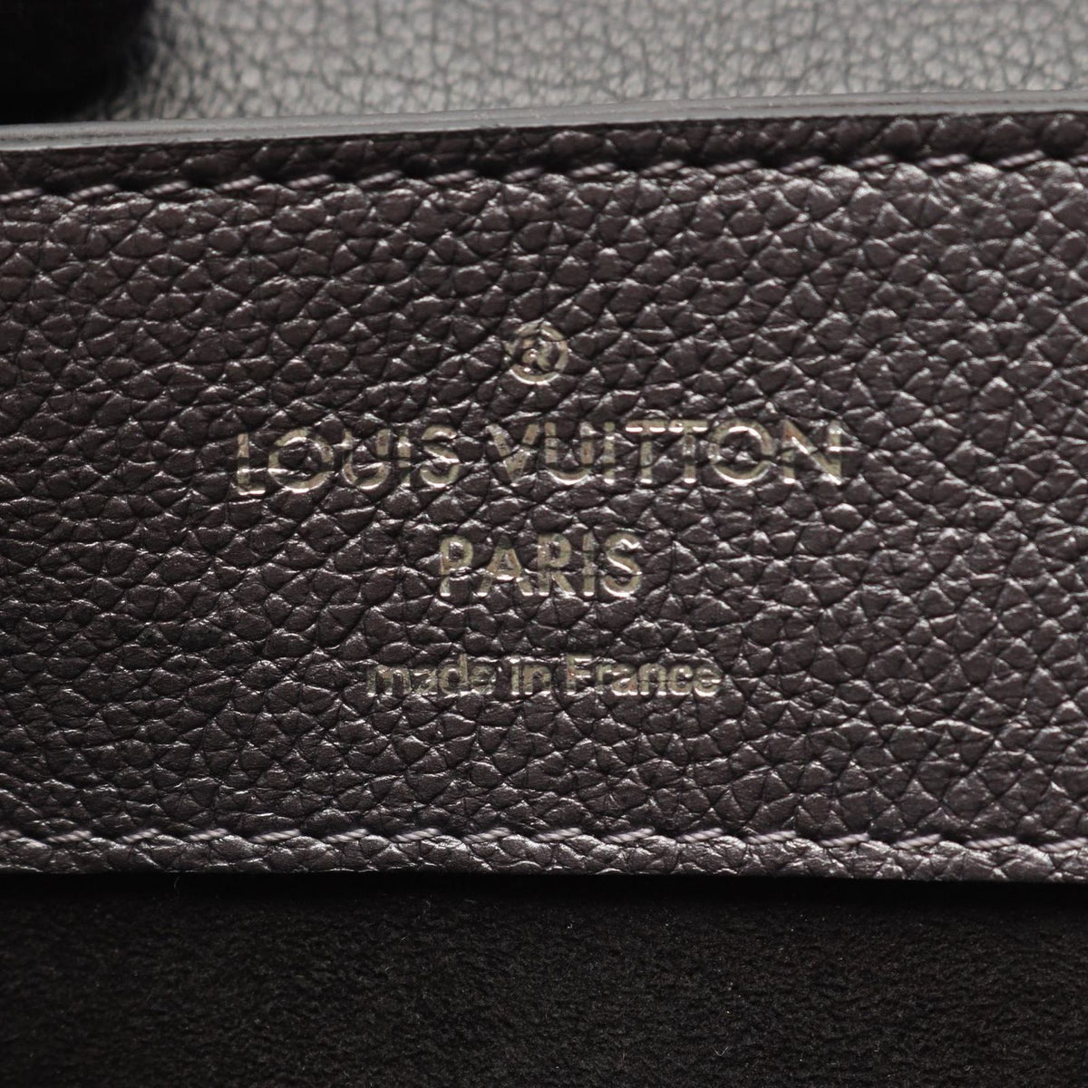 Louis Vuitton Backpack Lockme Metallic Gray Leather — view 4