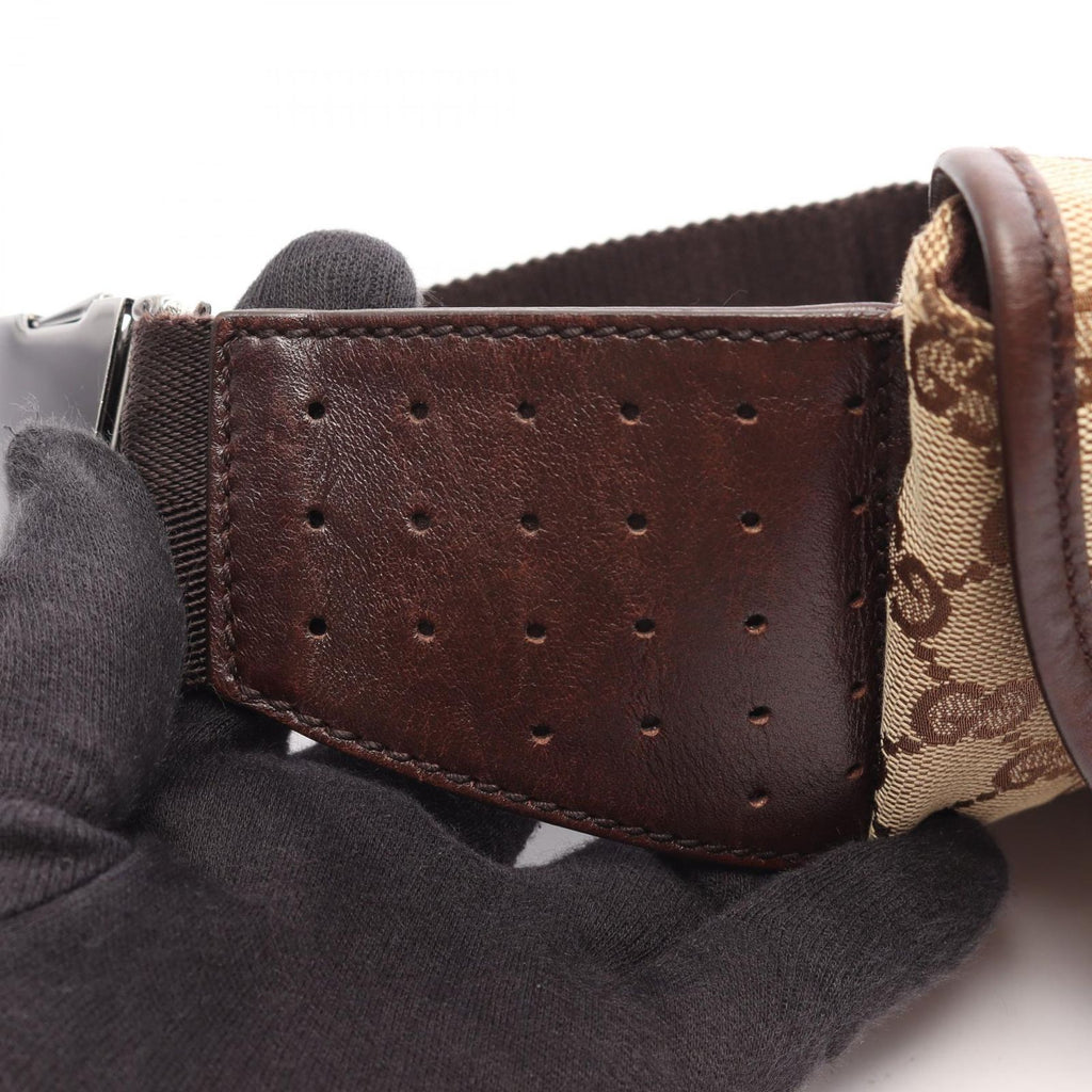 Gucci Waist Bag GG Canvas Beige Brown — view 8