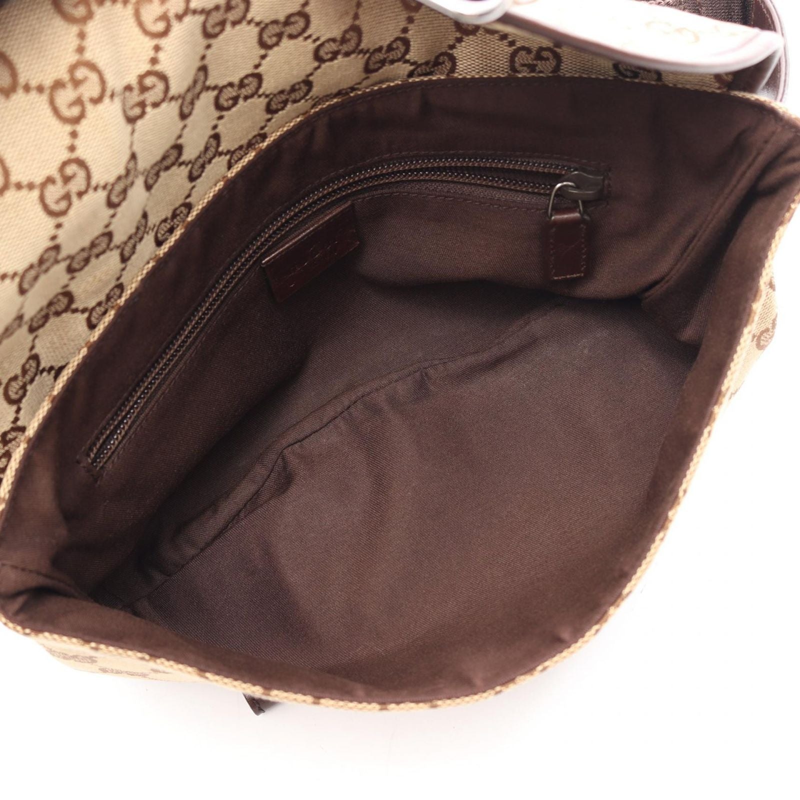 Gucci Waist Bag GG Canvas Beige Brown — view 3
