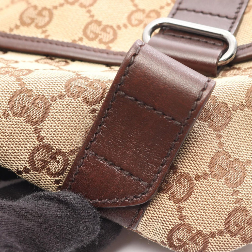 Gucci Waist Bag GG Canvas Beige Brown — view 5