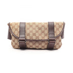 Gucci Waist Bag GG Canvas Beige Brown
