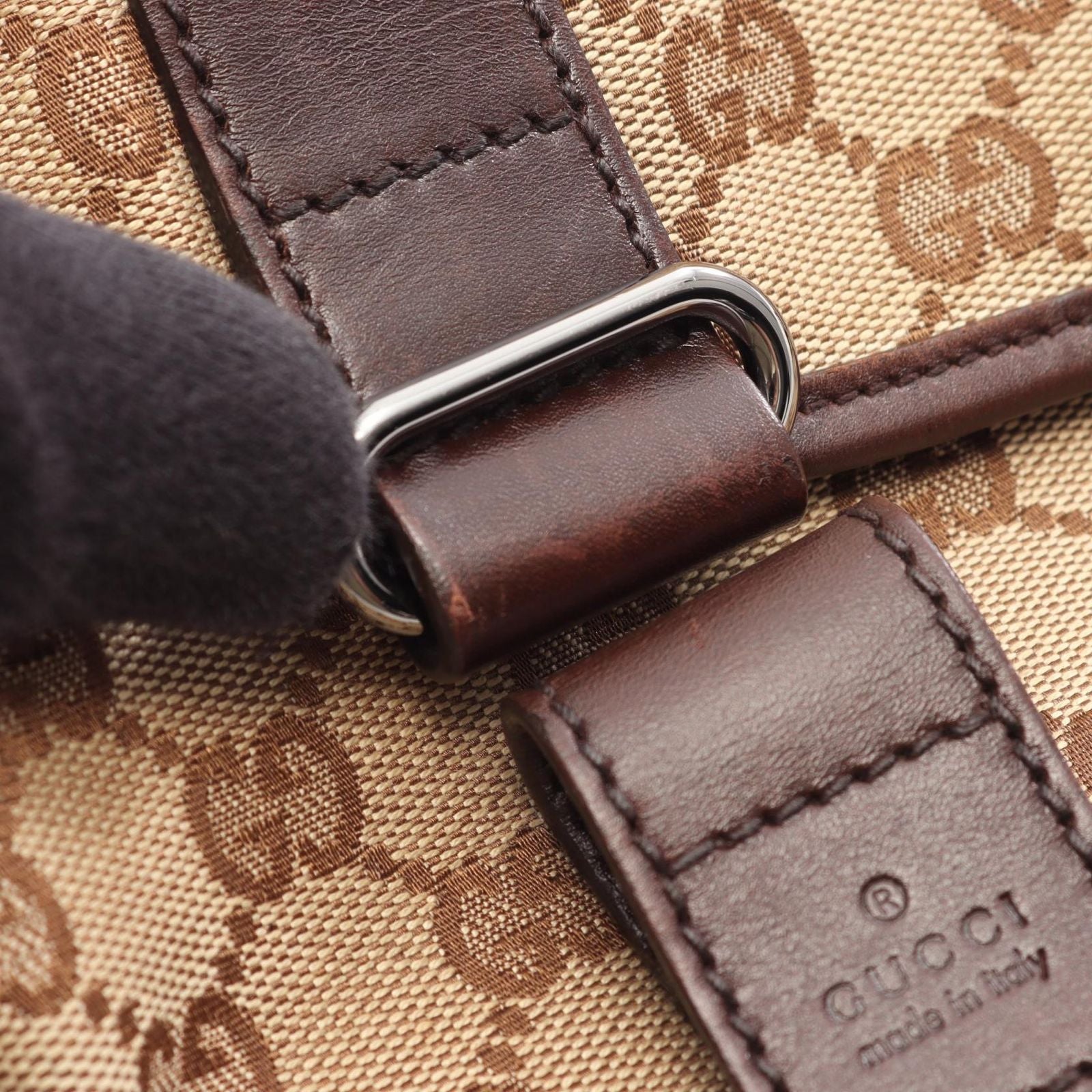 Gucci Waist Bag GG Canvas Beige Brown — view 6