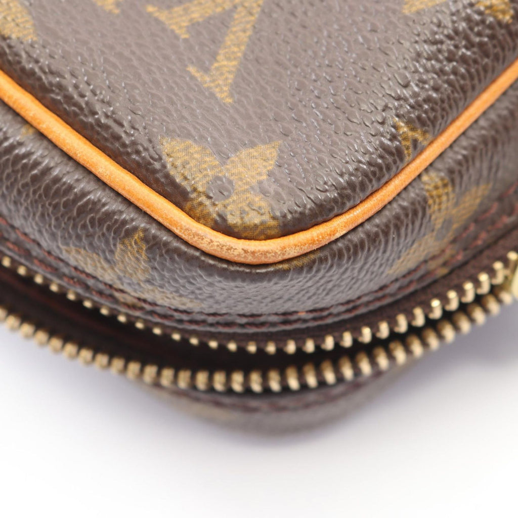 Louis Vuitton Shoulder Bag Danube Monogram Canvas Leather — view 8