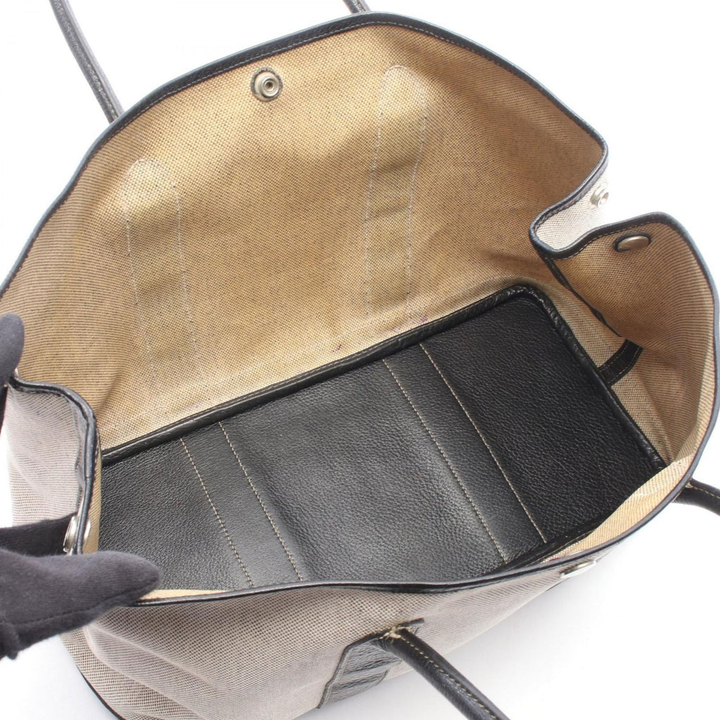 Hermes Tote Bag Garden Party PM Ecru Black — view 3