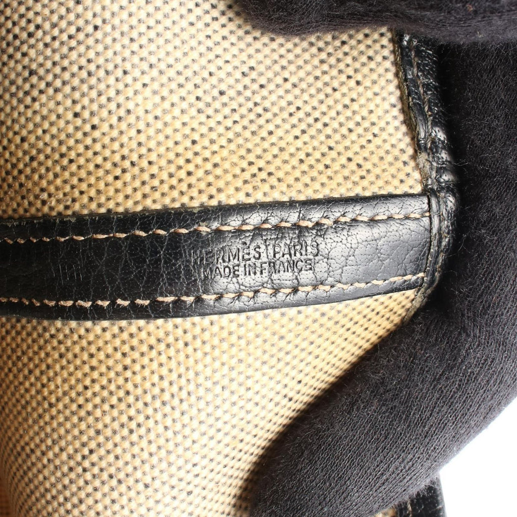 Hermes Tote Bag Garden Party PM Ecru Black — view 4