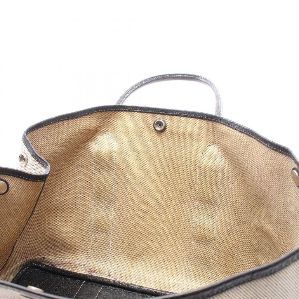 Hermes Tote Bag Garden Party PM Ecru Black — view 7