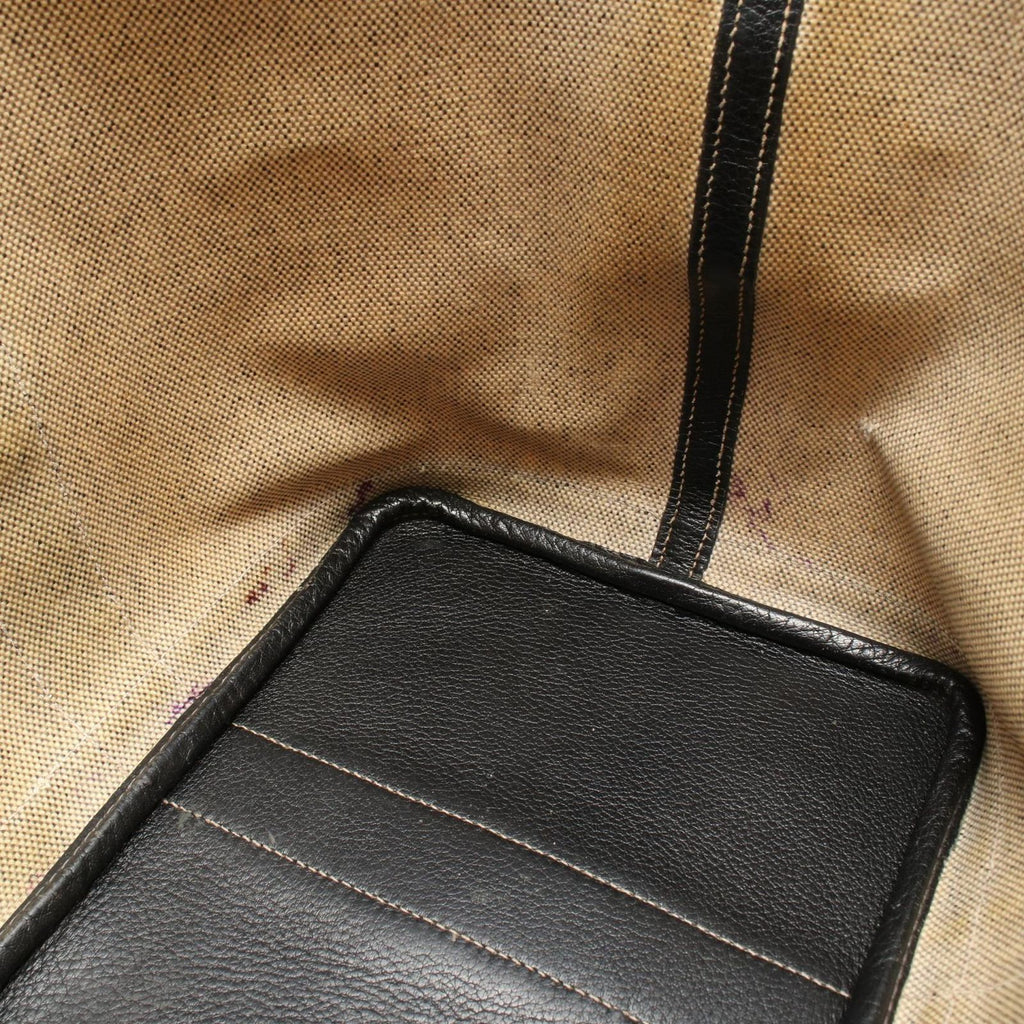 Hermes Tote Bag Garden Party PM Ecru Black — view 6