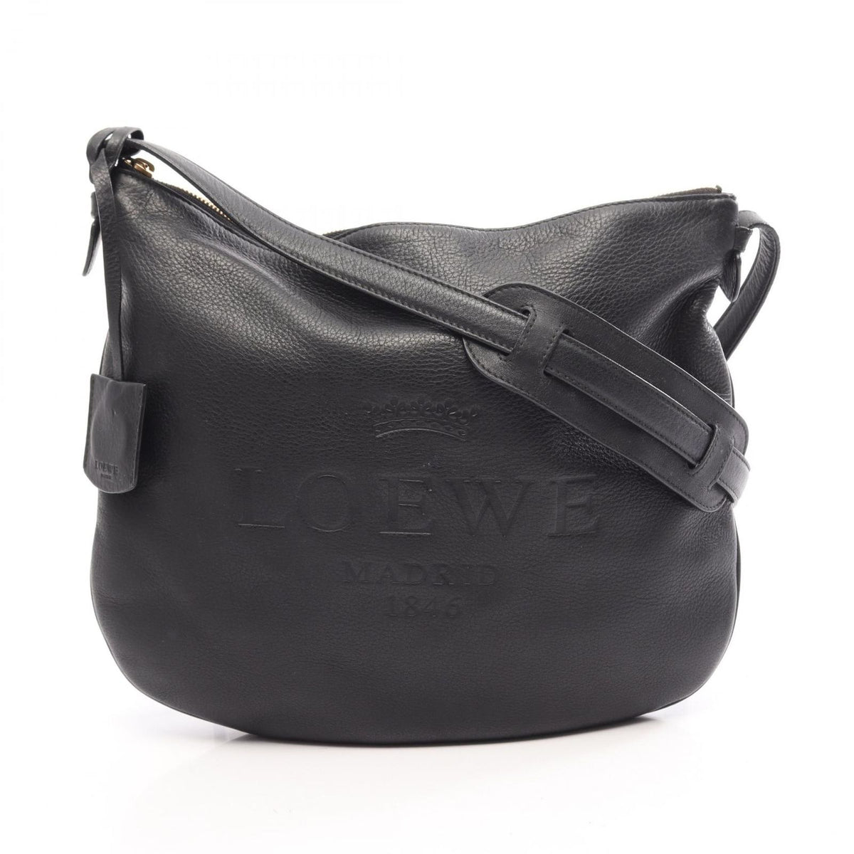 Loewe Shoulder Bag Heritage Black Leather