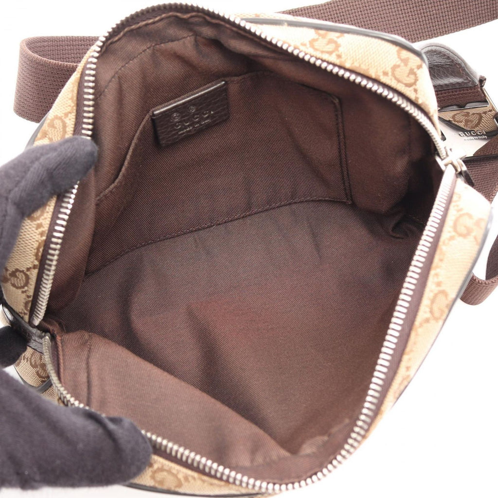 Gucci Waist Bag GG Canvas Beige Brown — view 3