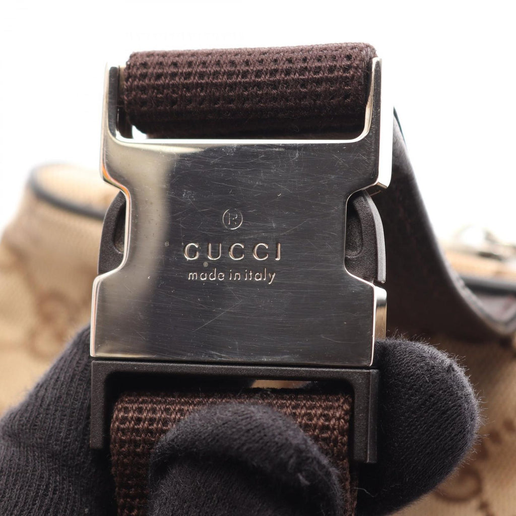 Gucci Waist Bag GG Canvas Beige Brown — view 8