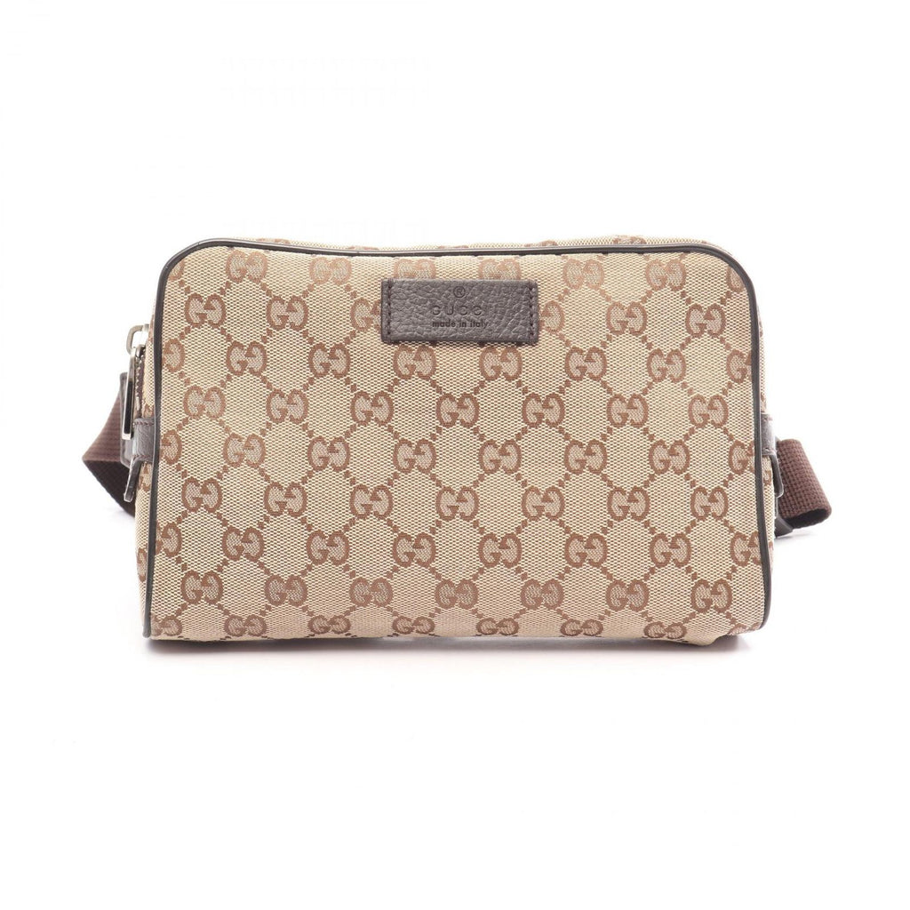 Gucci Waist Bag GG Canvas Beige Brown