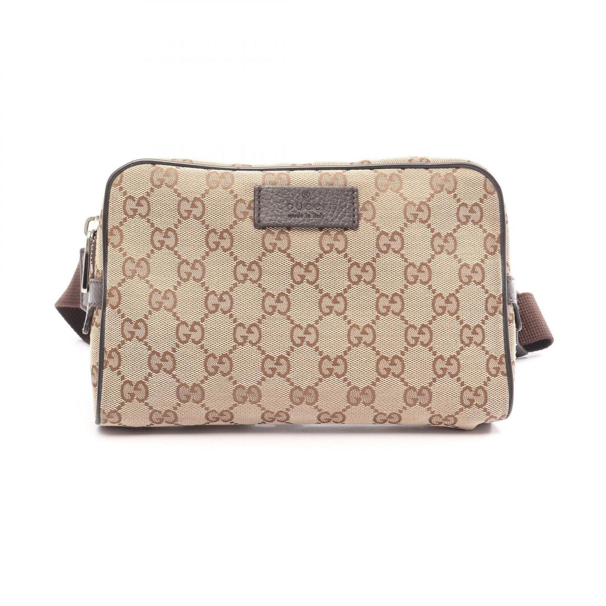 Gucci Waist Bag GG Canvas Beige Brown