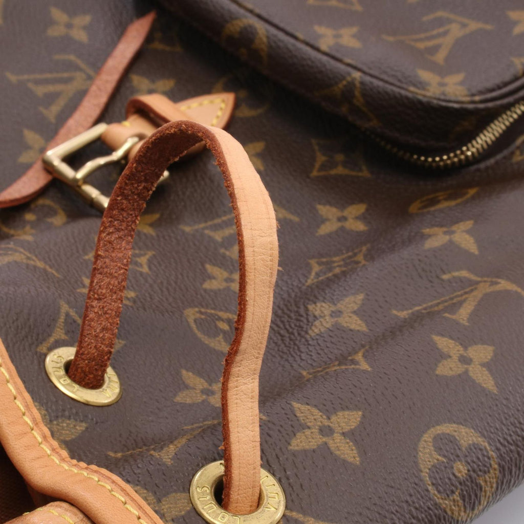 Louis Vuitton Backpack Montsouris MM Canvas Leather — view 7