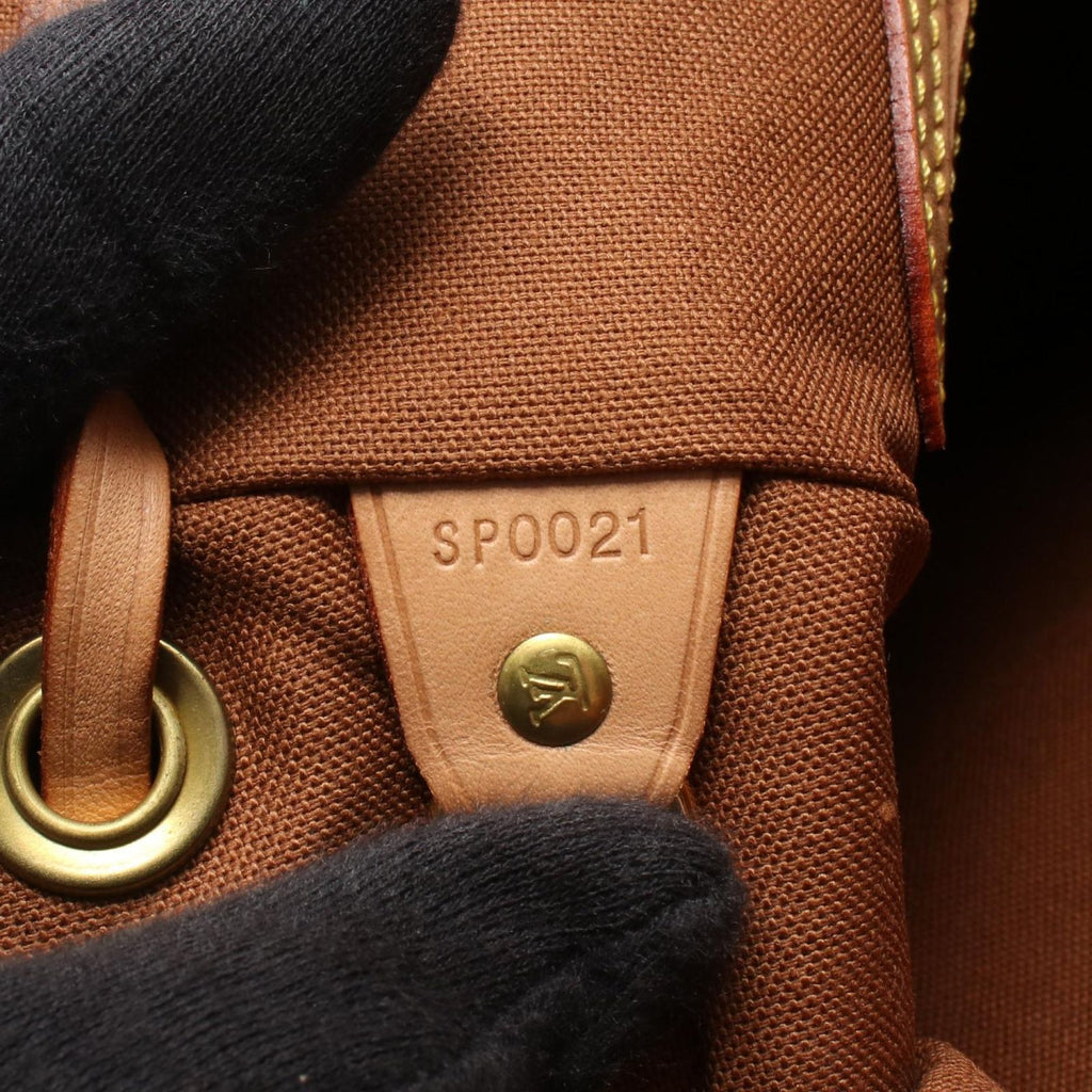 Louis Vuitton Backpack Montsouris MM Canvas Leather — view 5