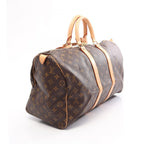 Louis Vuitton Boston Bag Keepall 45 Canvas Leather — view 2