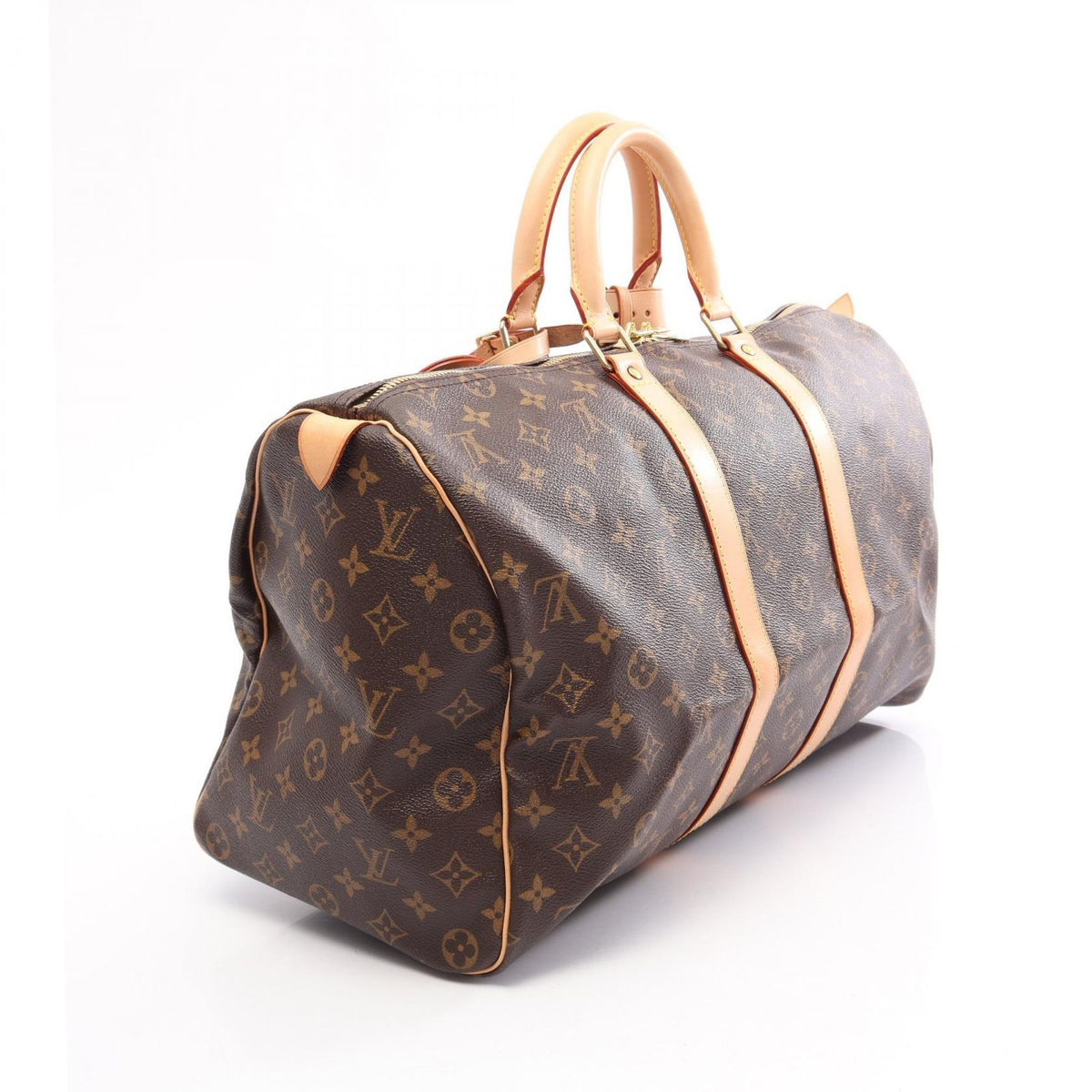 Louis Vuitton Boston Bag Keepall 45 Canvas Leather — view 2