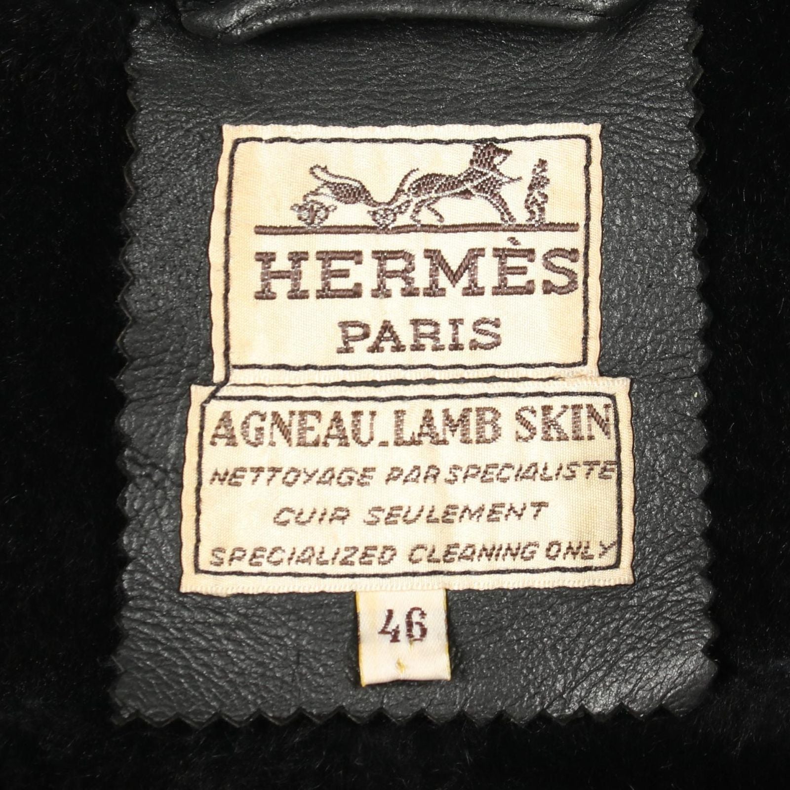 Hermes Coat Black — view 3