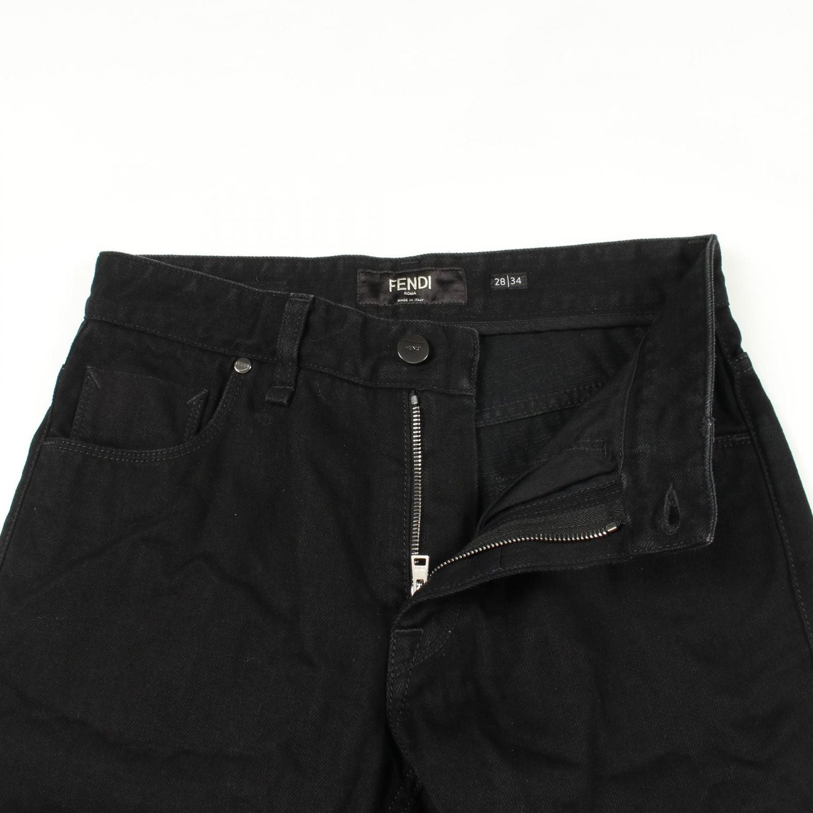 Fendi Denim Pants Cotton — view 4