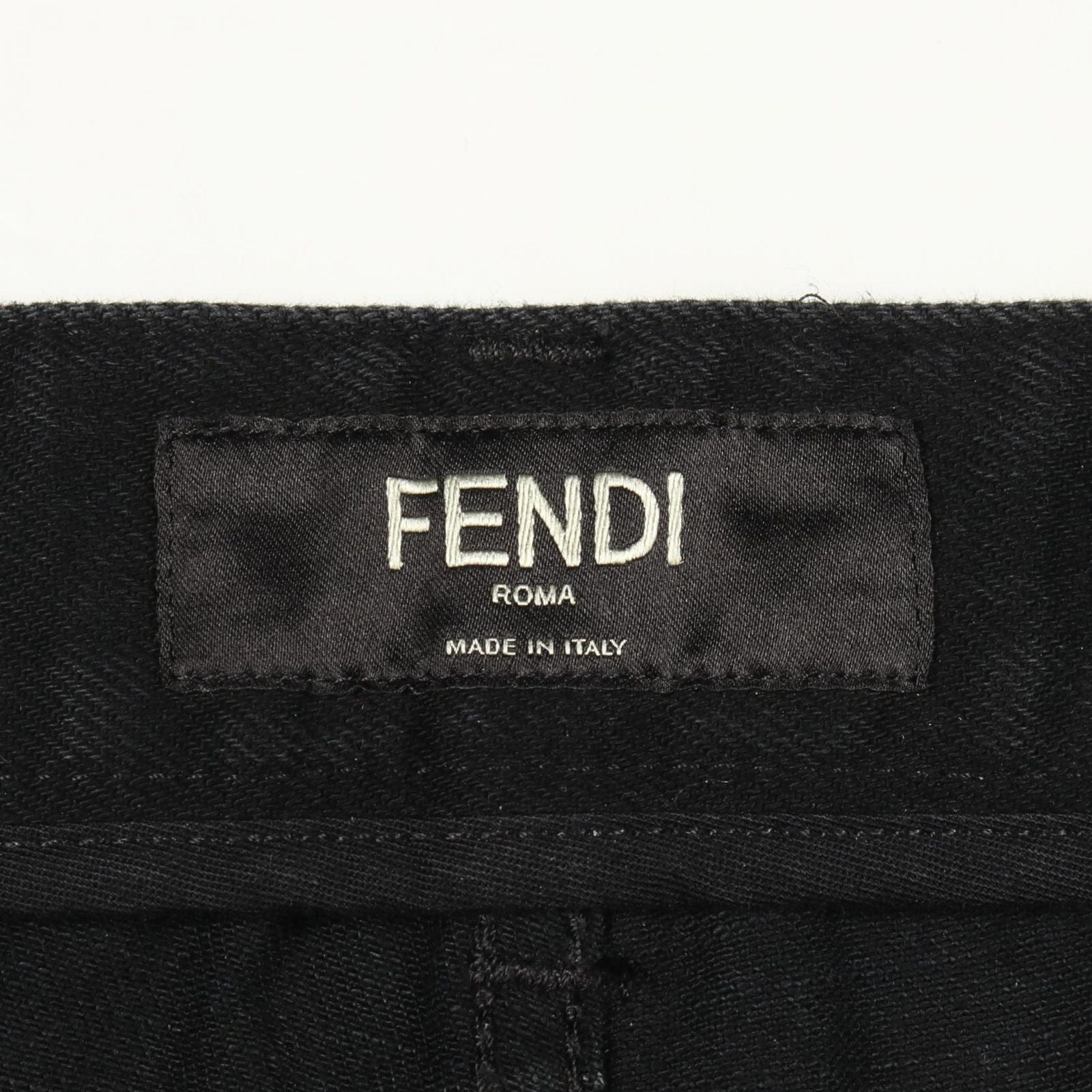 Fendi Denim Pants Cotton — view 3